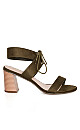 Aria Mid Heel - khaki