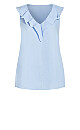 Frill Vest - pale blue