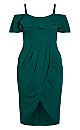 Flirtation Dress - emerald