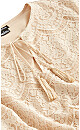 Lace Flirt Dress - buttermilk