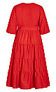 English Rose Maxi Dress - red