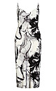 Marble Swirl Dress - ivory