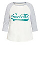 Plus Size Graphic Societie Tee