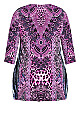 Plus Size Bettina Bling Tunic - purple