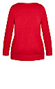 Robin Sweater - red