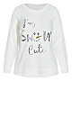 Snow Cute Sweater - ivory