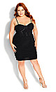 Girly Mesh Dress - black