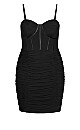 Girly Mesh Dress - black