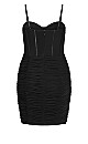 Girly Mesh Dress - black