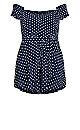 Love Spot Playsuit - navy spot