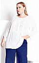 Serene Lace Top - ivory