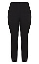 Harley Split Front Pant - black