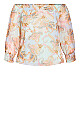 Painterly Floral Top -