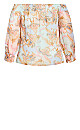 Painterly Floral Top -