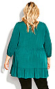 Plus Size Marissa Plain Tunic - jade