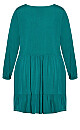 Plus Size Marissa Plain Tunic - jade