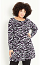 Zebra Tunic - purple