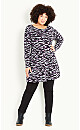 Zebra Tunic - purple