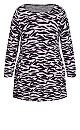 Zebra Tunic - purple