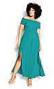 Summer Passion Maxi Dress - aqua