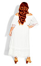 Sun Crochet Maxi Dress - ivory