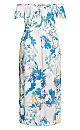 Kiku Floral Maxi Dress - blue