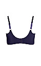 Plus Size Fashion Smooth Caress Bra - indigo