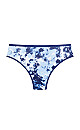 Cotton Print Thong - navy tie dye