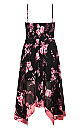 Pretty Roses Dress - black