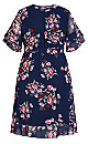 Dainty Dress - navy floral