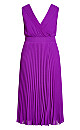 Dreamy Pleat Dress - fuchsia