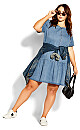 Denim Spirit Dress - light wash