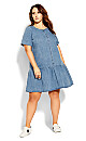 Denim Spirit Dress - light wash