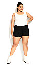 Fierce Denim Short - black