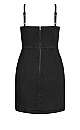 Buttoned Up Pinafore - black wash