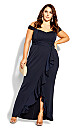 Hypnotize Maxi Dress - dark navy