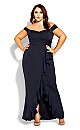 Hypnotize Maxi Dress - dark navy