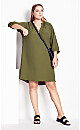 Contempo Dress - khaki