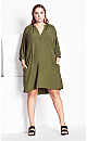 Contempo Dress - khaki