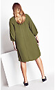 Contempo Dress - khaki