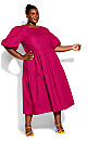 Vienna Dress - pop pink