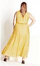 Sweetly Tiered Dress - limoncello