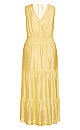 Sweetly Tiered Dress - limoncello