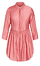 Soft Ruffle Tunic - rosa