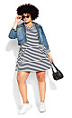 Pocket Stripe Dress -