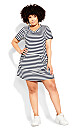 Pocket Stripe Dress -