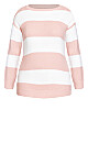 Stripe Sweater - blush