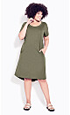 Plus Size Dress Hello Sun Pl