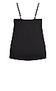 Cotton Knit Essential Cami - black