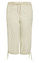 Sand Cotton Cinch Capri